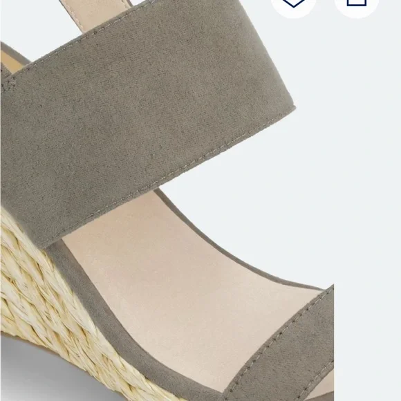 Dolce Vita Praiya Wedge Sandals Taupe Size 9 - Picture 3 of 7